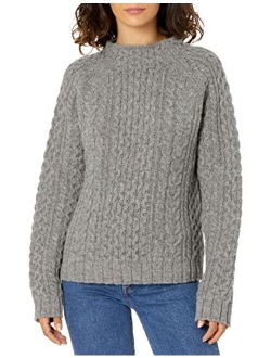 Women's Shetland Fisherman Pullover Sweater