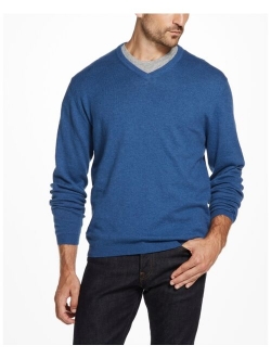 Men's V-Neck Cashmere Blend Sweater