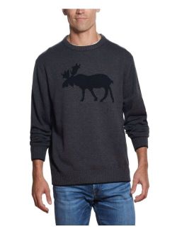 Men's Moose Crew Neck Sweater