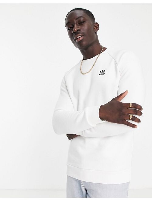 Adidas Originals Originals Essentials sweatshirt in white