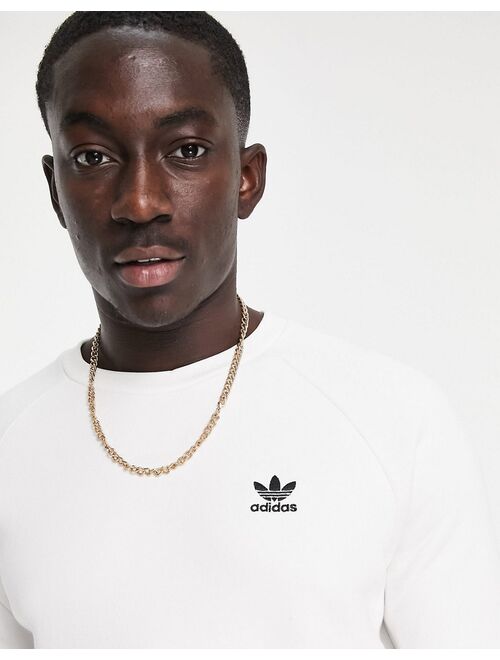 Adidas Originals Originals Essentials sweatshirt in white