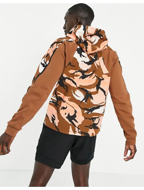 Adidas Training Street overhead hoodie in camo