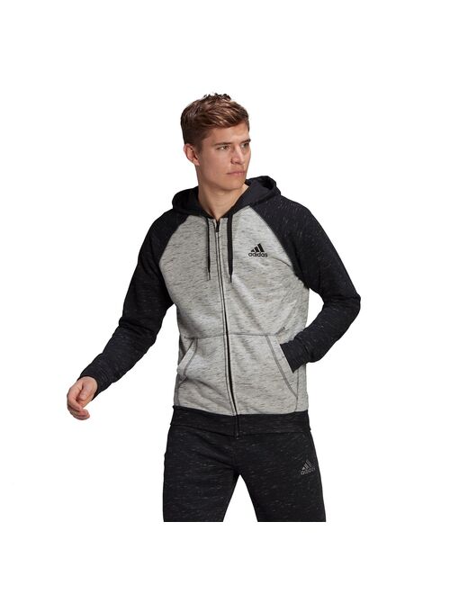 Men's adidas Melange Full-Zip Hoodie