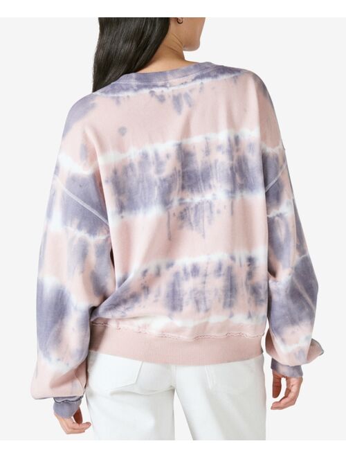 Lucky Brand Tie-Dye Printed Sweatshirt