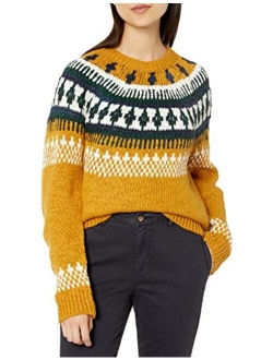 Women's Bold Fairisle Crew Neck Sweater