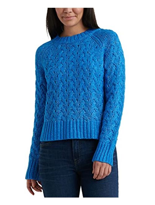 Lucky Brand Women's Quinn Cable Pullover Sweater