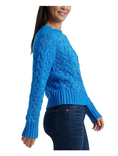 Lucky Brand Women's Quinn Cable Pullover Sweater