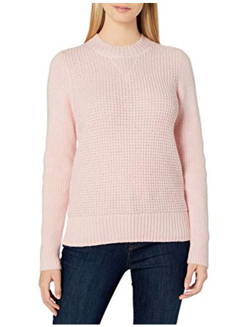 Lucky Brand Women's Crew Neck Waffle Knit Sweater