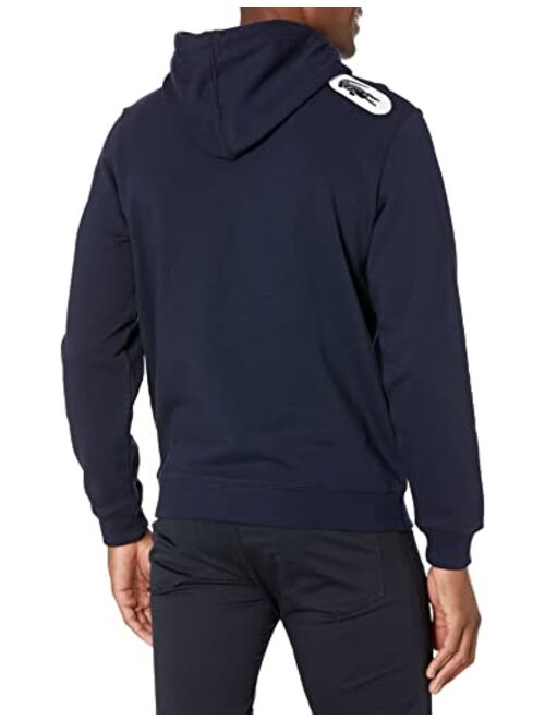 Lacoste Men's Long Sleeve Graphic Hooded Sweatshirt