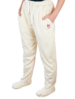 Cozy Toes - Adult Footed Sweatpants with Sherpa Fleece Lined Feet, Extremely Soft and Warm Footing