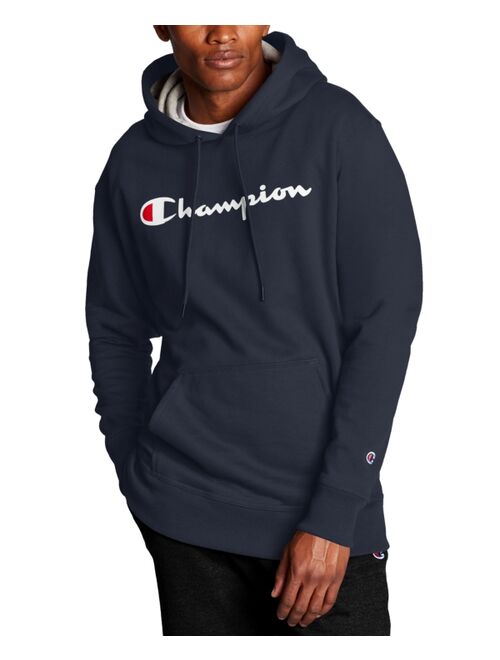 Champion Men's Script Logo Powerblend Hoodie