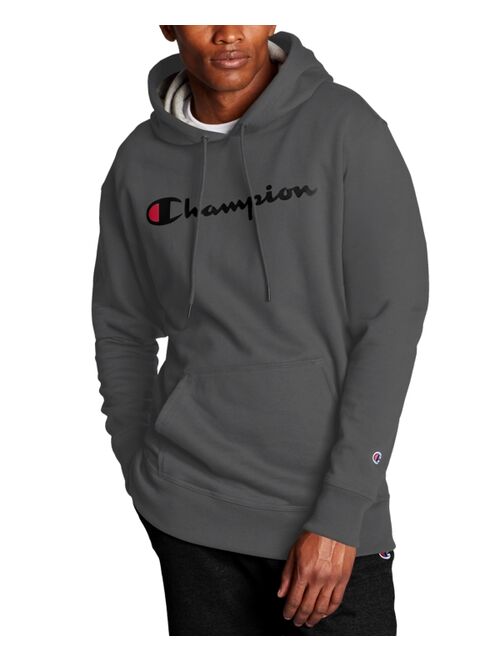 Champion Men's Script Logo Powerblend Hoodie