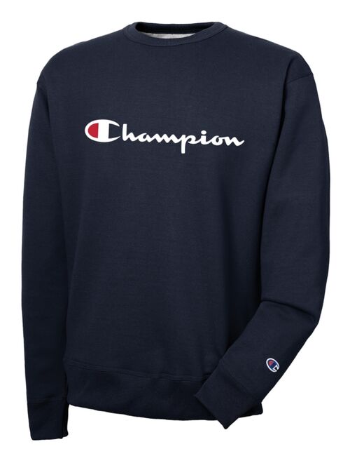 Champion Men's Powerblend Fleece Logo Sweatshirt