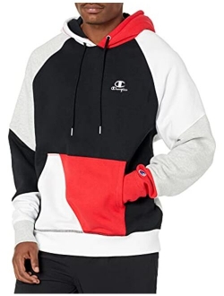 Men's Classic Fleece Patchwork Hoodie