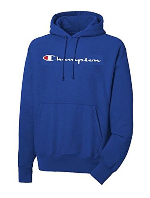 Champion Men's Big and Tall Script Logo Pullover Hoodie