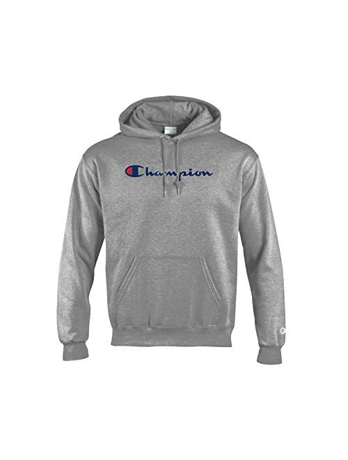 Champion Men's Big and Tall Script Logo Pullover Hoodie