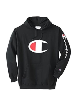 Men's Big & Tall Large Logo Hoodie