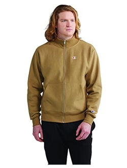 Men's Reverse Weave Full-Zip Mock Neck Sweatshirt