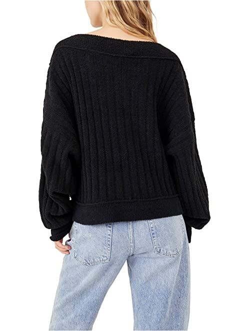 Free People Cabin Fever Pullover Chenille Sweater