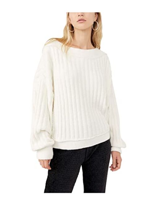 Free People Cabin Fever Pullover Chenille Sweater