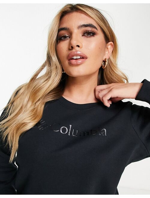 Columbia logo sweatshirt in black