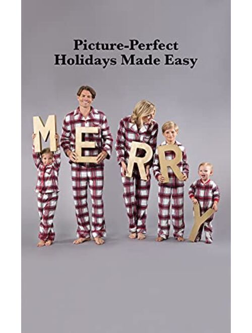 PajamaGram Family Christmas Pajamas Soft - Christmas Pajamas for Family, Red