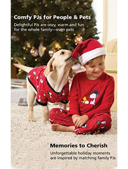 PajamaGram Family Pajamas Matching Sets - Snoopy Pajamas, Red