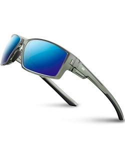 RIVBOS Polarized Sports Sunglasses Driving shades For Men TR90 Unbreakable Frame RB831