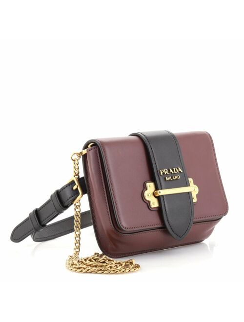 Prada Cahier Belt Bag City Calf Small