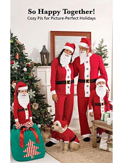 PajamaGram Matching Christmas Pajamas for Family - Family Christmas Pajamas, Red