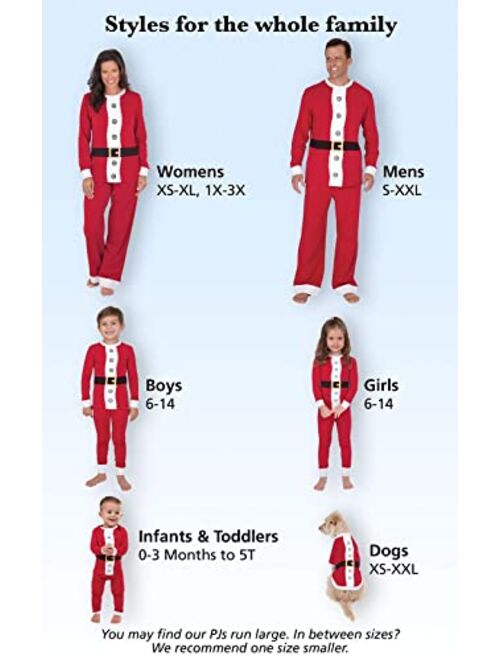 PajamaGram Matching Christmas Pajamas for Family - Family Christmas Pajamas, Red