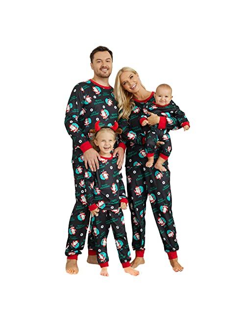 CALLA DREAM Christmas Pajamas for Family,Polyester Christmas Pjs Matching Sets,Mommy and Me Matching Outfits