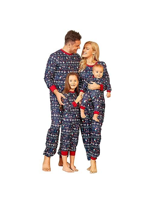 CALLA DREAM Christmas Pajamas for Family,Polyester Christmas Pjs Matching Sets,Mommy and Me Matching Outfits