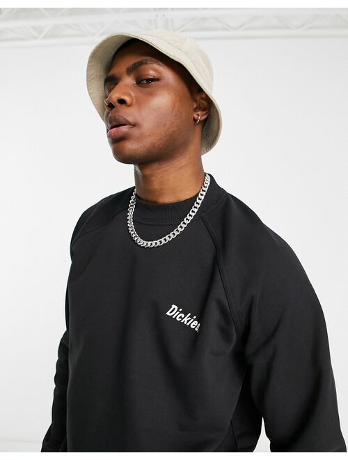 Dickies Bettles back print sweatshirt in black