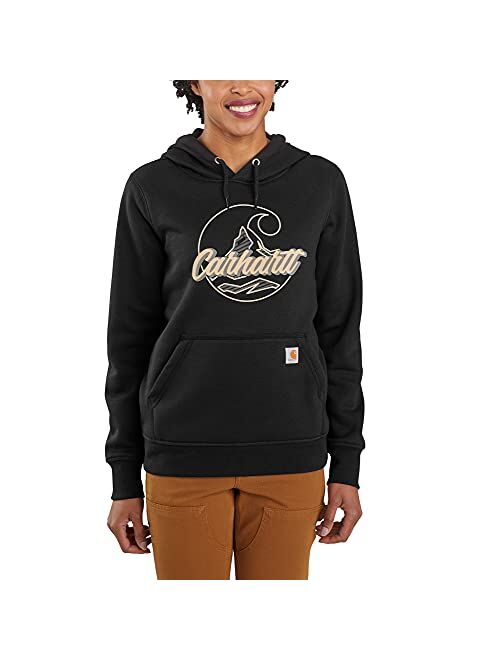 Carhartt Women's Relaxed Fit Midweight Logo Graphic Sweatshirt