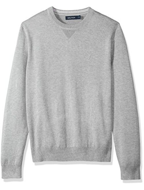 Nautica Light Weight Crew Neck Solid Sweater