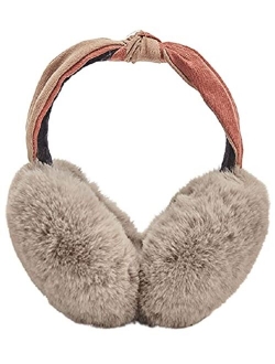 Caistre Ear Muffs Warm Furry Earmuffs Ear Warmers for Women Girls, Winter Faux Fur Ear Covers for Outdoor Use