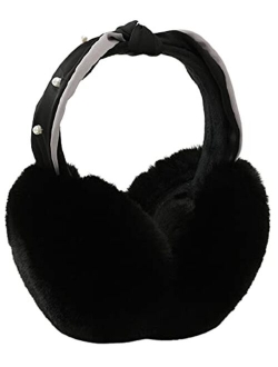 Caistre Ear Muffs Warm Furry Earmuffs Ear Warmers for Women Girls, Winter Faux Fur Ear Covers for Outdoor Use