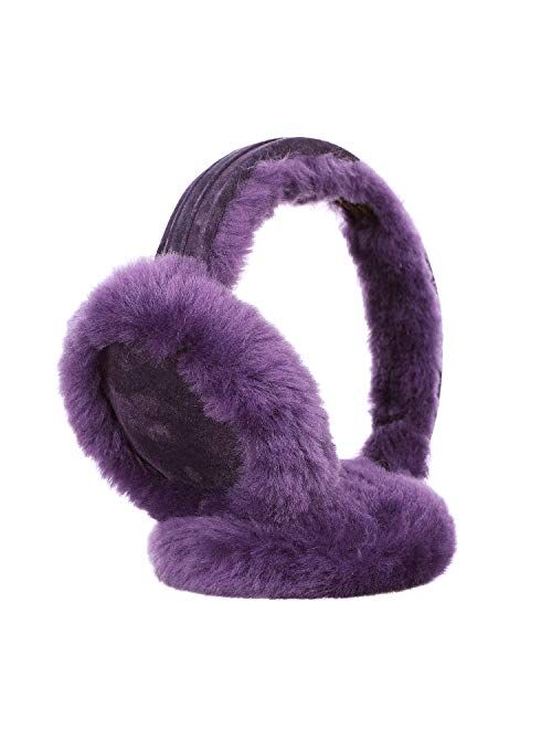 IKEPOD Classic Australian sheepskin Earmuff Ear Warmer - Unisex Warm Thermal Earwarmer