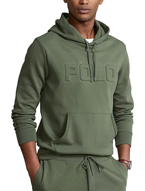 Polo Ralph Lauren Double Knit Logo Print Hoodie