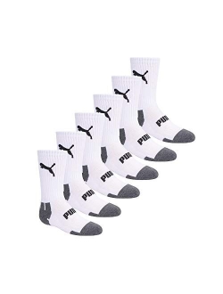 Boys' 6 Pack Crew Cut Socks