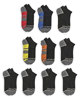 Boys' Little Half Cushion No Show Socks (10 Pack)