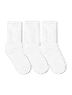 Jefferies Socks Boys' School Uniform Ribbed Crew Dress Socks 3 Pack