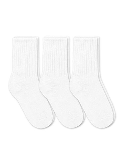 Jefferies Socks Boys' School Uniform Ribbed Crew Dress Socks 3 Pack