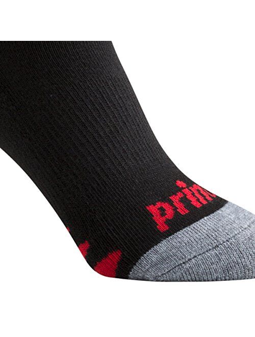 Prince Boys' Quarter Length Athletic Ankle Socks with Cushion for Active Kids (6 Pair Pack)