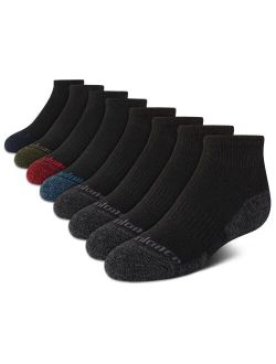 Boys Socks - Performance Cushioned Quarter Socks (8 Pack)