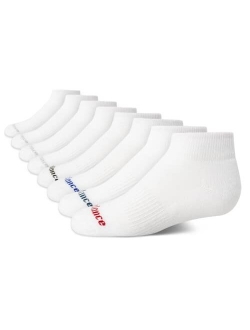 Boys Socks - Performance Cushioned Quarter Socks (8 Pack)