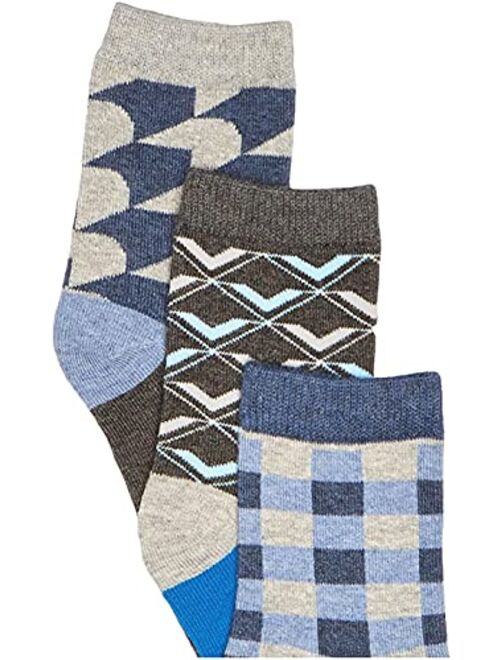 Jefferies Socks boys Fun Colorful Dress Crew Socks 6 Pair Pack