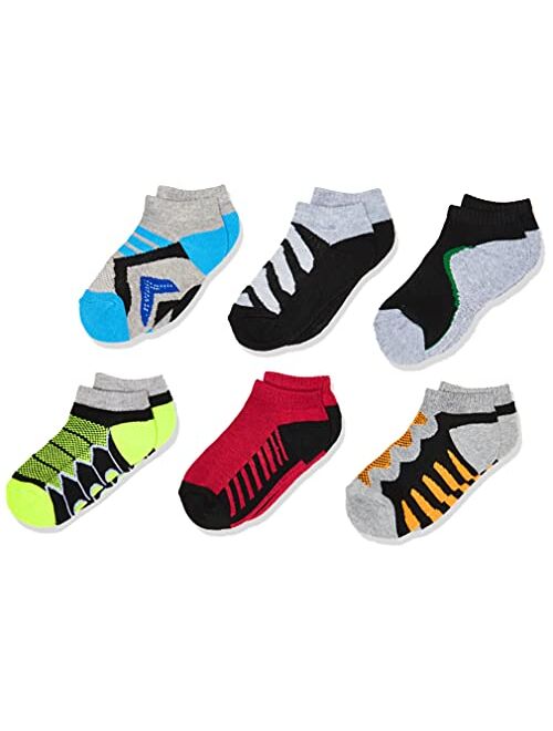 Jefferies Socks Boy's Tech Sport Low Cut Socks 6 Pair Pack