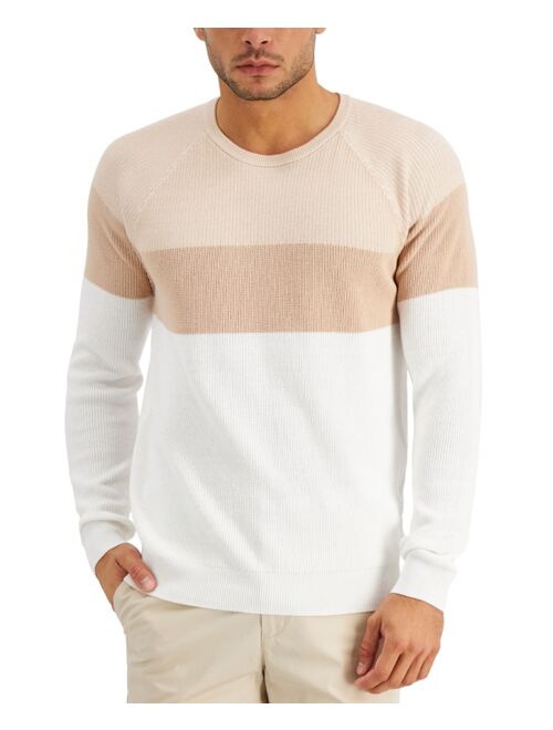 Alfani Men's Colorblocked Sweater, Created for Macy's